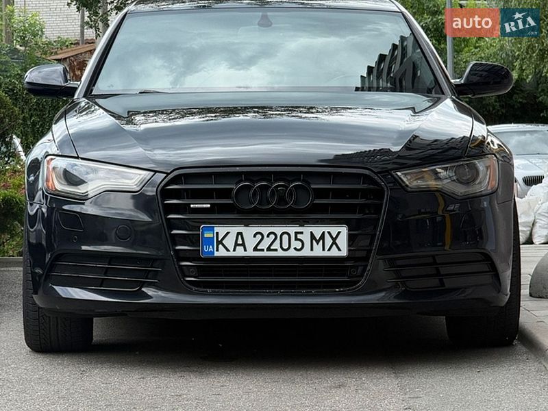 2014 Audi A6, VIN WAUGFAFC6FN003983:plate — фото 1 (autoria)