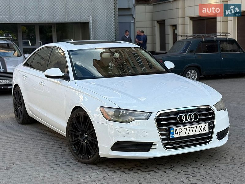 2014 Audi A6, VIN WAUDFAFC0FN034469:plate — фото 1 (autoria)