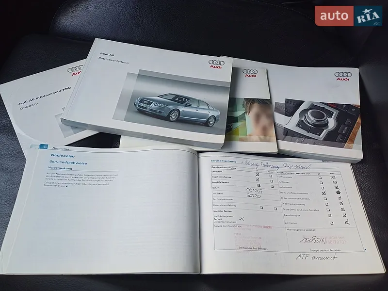 Седан Audi A6 2007 в Киеве документ
