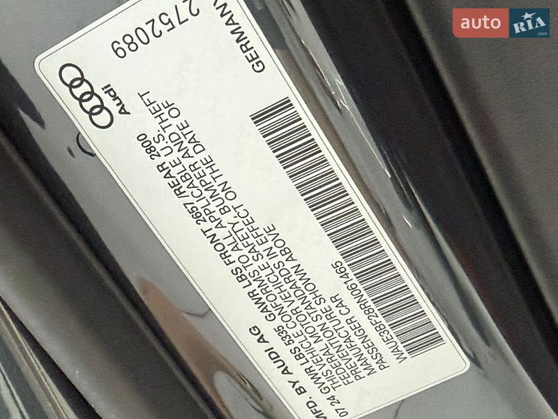 Седан Audi A6 2024 в Одесі