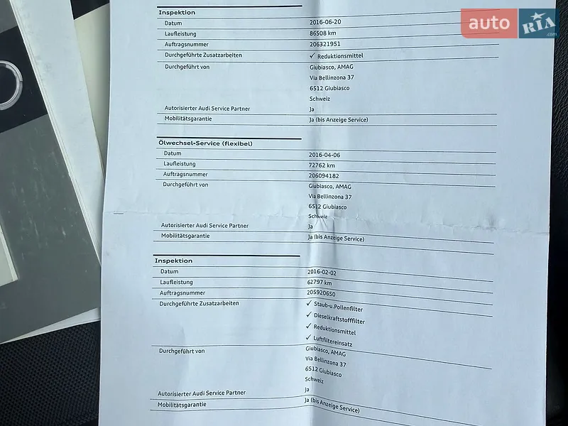 Седан Audi A6 2014 в Ужгороде документ