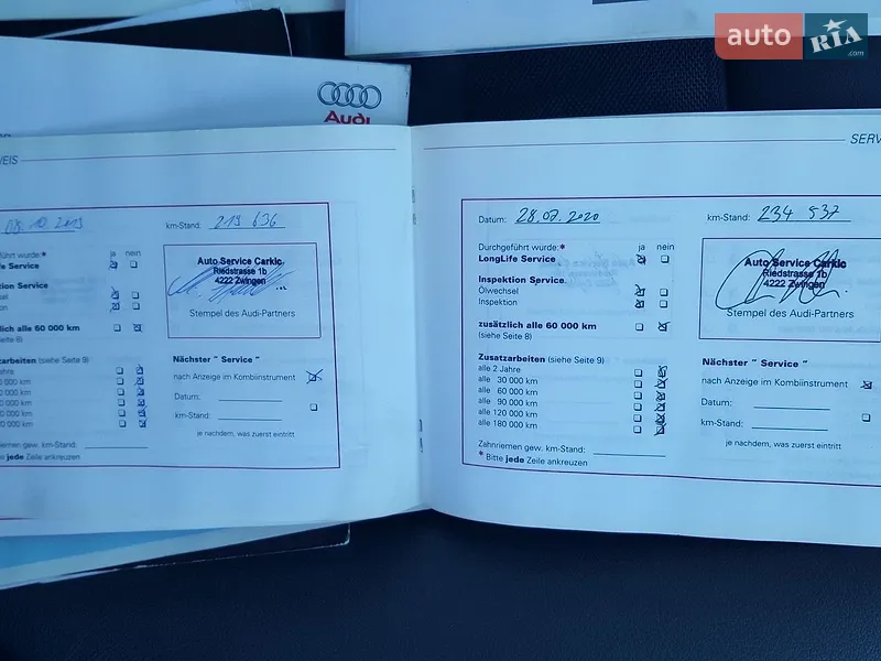 Седан Audi A6 2010 в Луцке документ