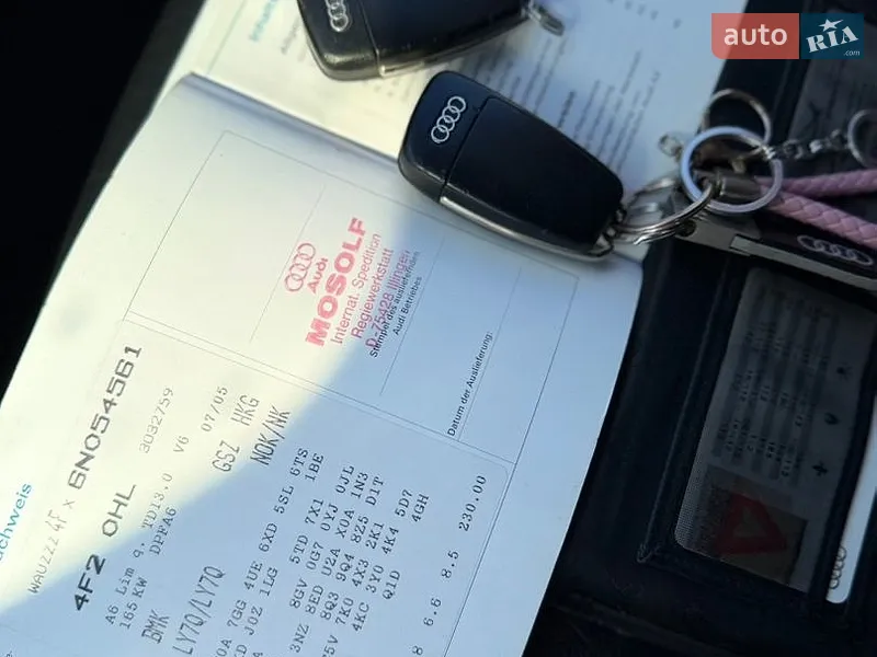 Седан Audi A6 2005 в Вознесенске документ