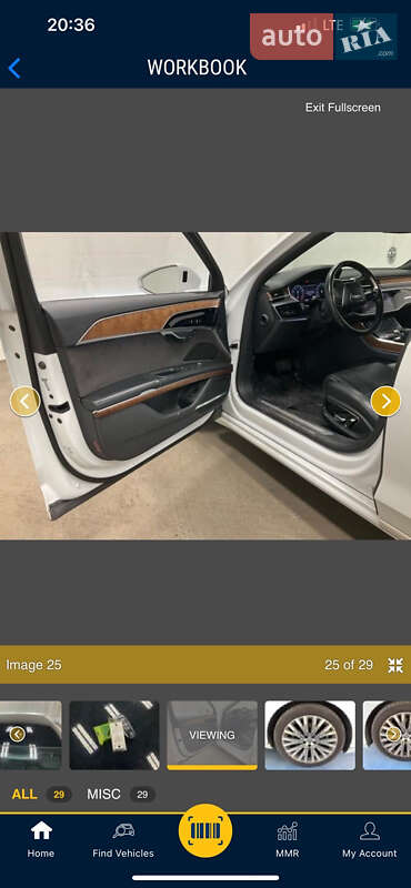 Седан Audi A8 2018 в Львове