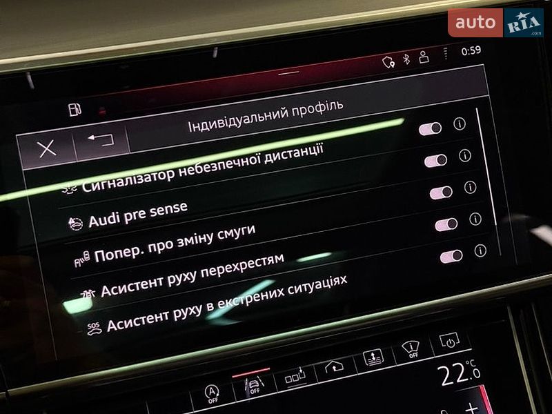 Седан Audi A8 2019 в Одесі