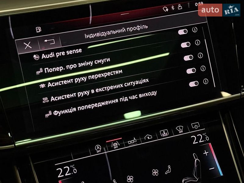 Седан Audi A8 2019 в Одесі