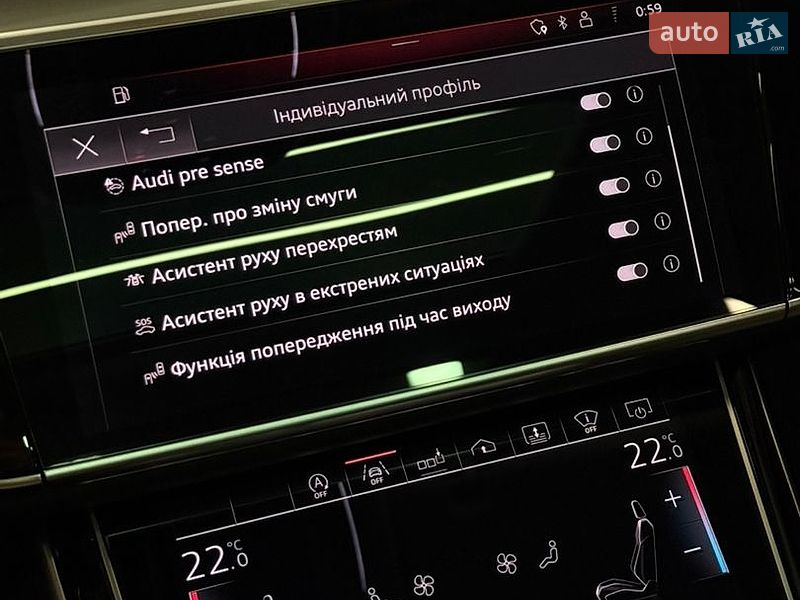 Седан Audi A8 2019 в Одесі