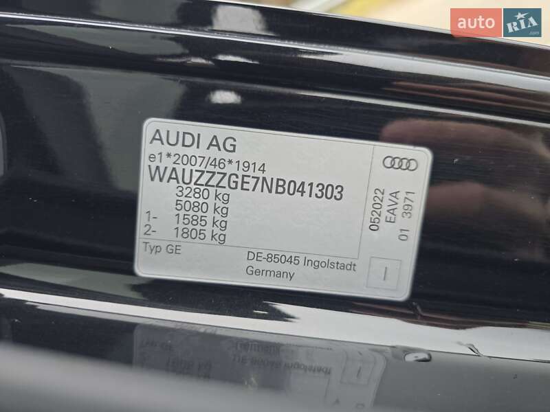 Внедорожник / Кроссовер Audi e-tron S 2022 в Ковеле фото 125 Внедорожник / Кроссовер Audi e-tron S 2022 в Ковеле