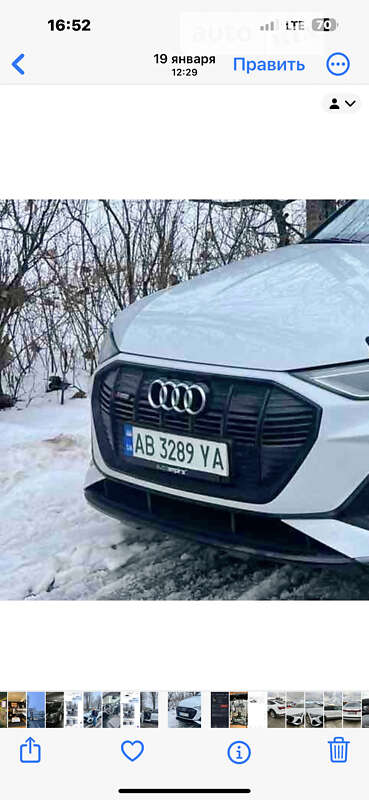 Позашляховик / Кросовер Audi e-tron Sportback 2022 в Вінниці