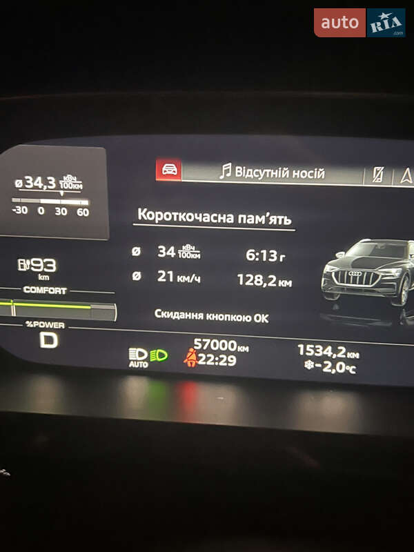 Позашляховик / Кросовер Audi e-tron Sportback 2022 в Львові