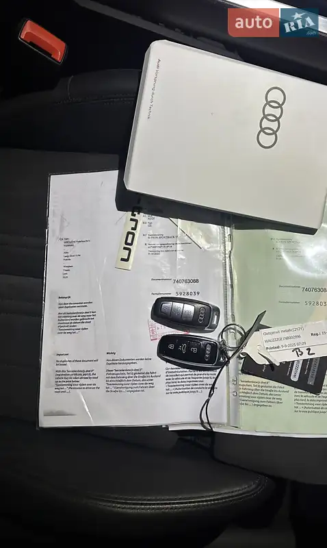 Позашляховик / Кросовер Audi e-tron Sportback 2022 в Тернополі документ
