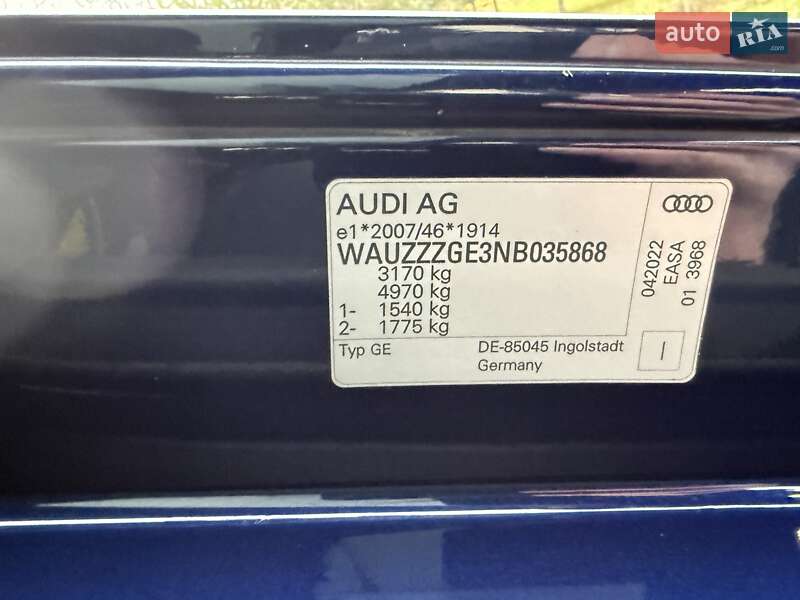 Позашляховик / Кросовер Audi e-tron Sportback 2022 в Києві фото 37 Позашляховик / Кросовер Audi e-tron Sportback 2022 в Києві