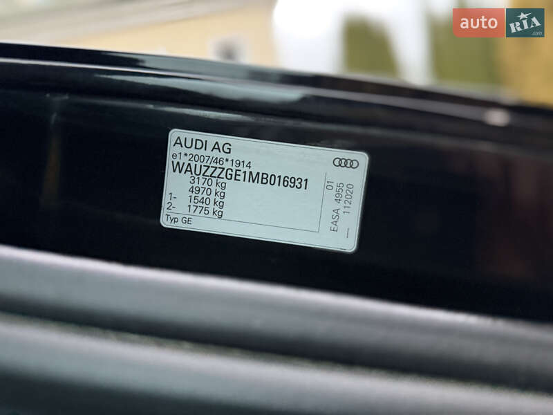 Внедорожник / Кроссовер Audi e-tron Sportback 2021 в Львове