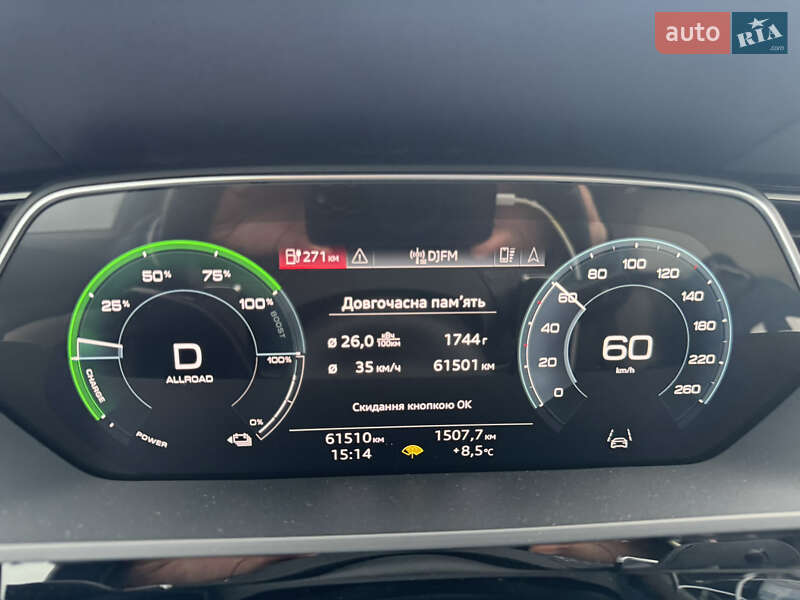 Позашляховик / Кросовер Audi e-tron Sportback 2022 в Києві фото 26 Позашляховик / Кросовер Audi e-tron Sportback 2022 в Києві