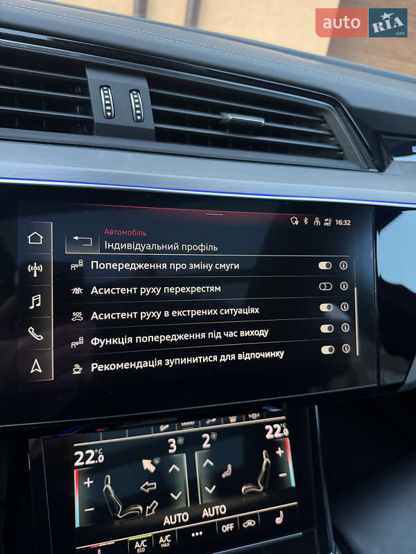 Внедорожник / Кроссовер Audi e-tron Sportback 2022 в Львове фото 18 Внедорожник / Кроссовер Audi e-tron Sportback 2022 в Львове