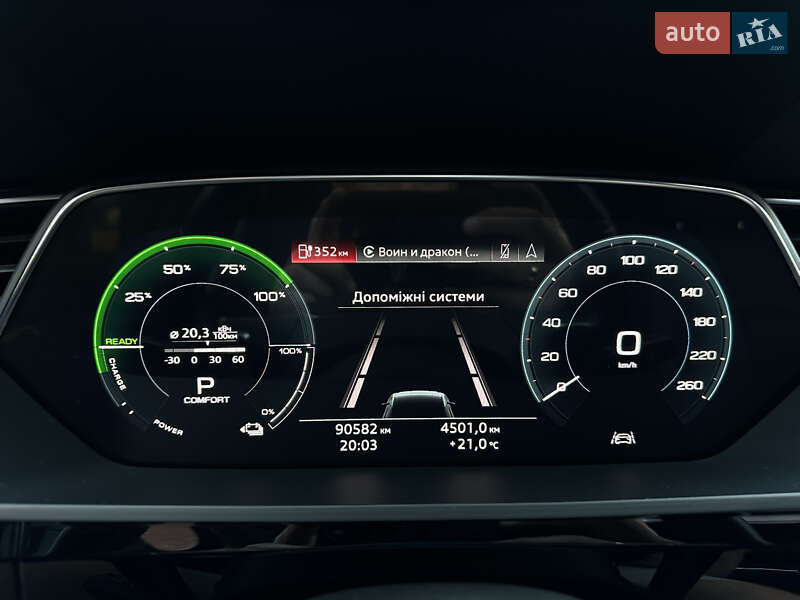Внедорожник / Кроссовер Audi e-tron 2019 в Мукачево