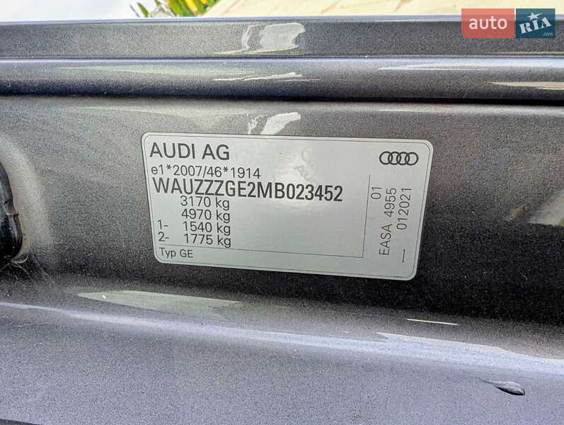 Внедорожник / Кроссовер Audi e-tron 2021 в Львове