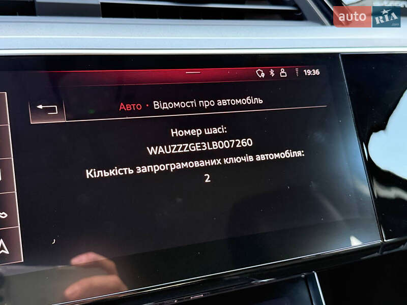 Внедорожник / Кроссовер Audi e-tron 2020 в Ровно фото 97 Внедорожник / Кроссовер Audi e-tron 2020 в Ровно