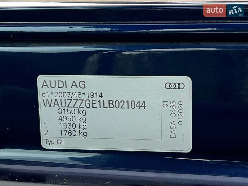 Позашляховик / Кросовер Audi e-tron 2020 в Луцьку