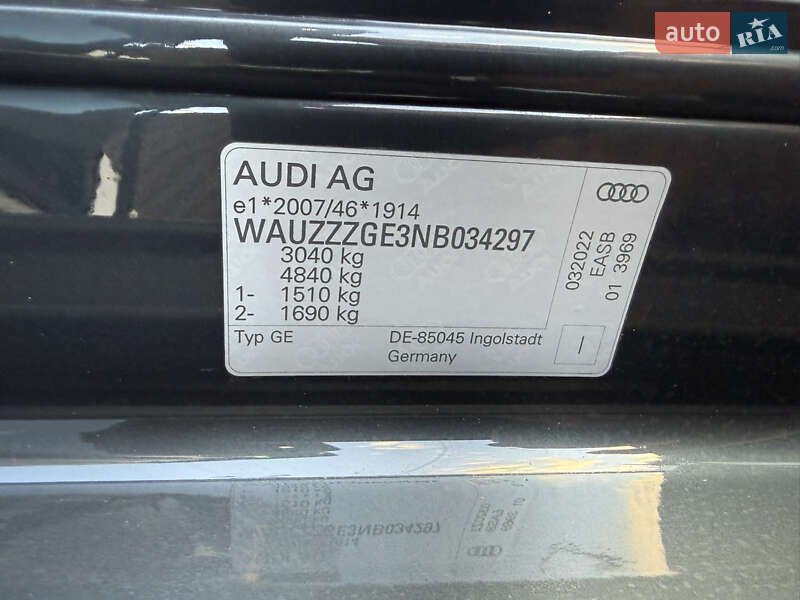 Позашляховик / Кросовер Audi e-tron 2022 в Луцьку