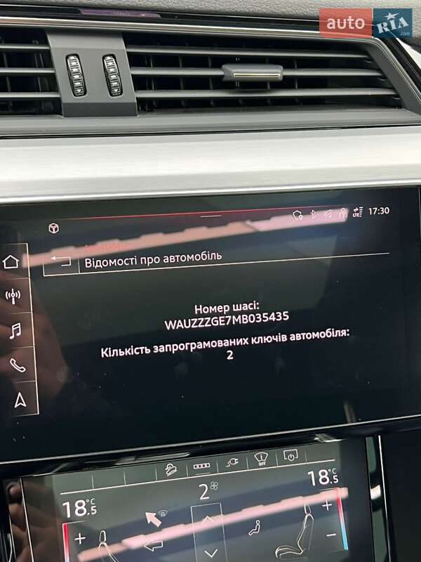 Позашляховик / Кросовер Audi e-tron 2021 в Дніпрі