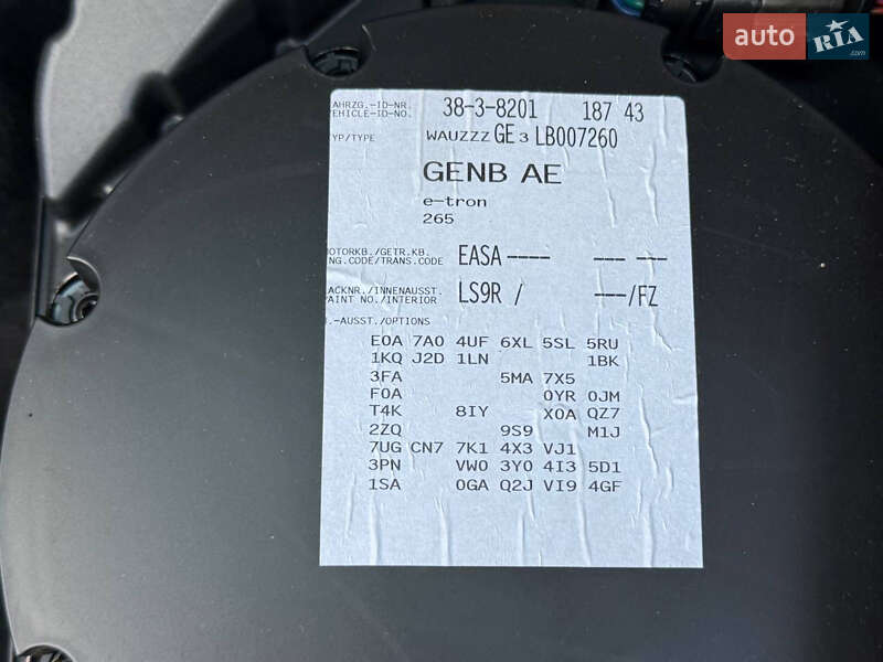 Внедорожник / Кроссовер Audi e-tron 2020 в Ровно