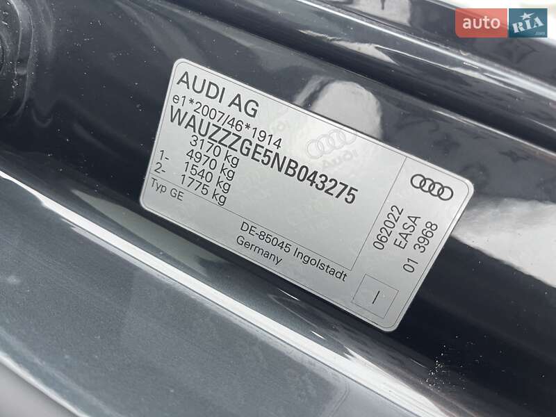 Внедорожник / Кроссовер Audi e-tron 2022 в Киеве