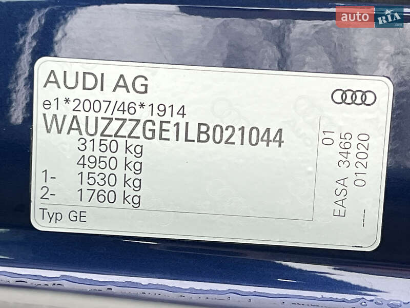 Внедорожник / Кроссовер Audi e-tron 2020 в Луцке фото 108 Внедорожник / Кроссовер Audi e-tron 2020 в Луцке