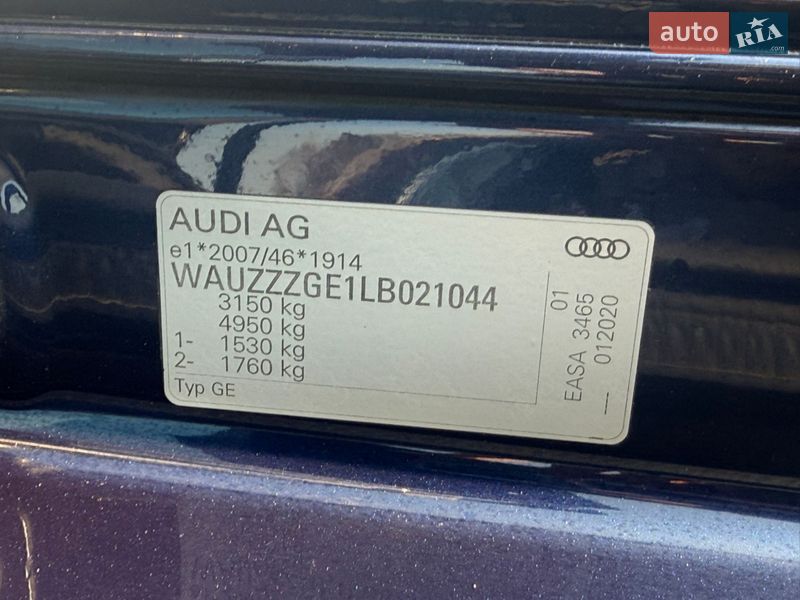 Позашляховик / Кросовер Audi e-tron 2020 в Луцьку