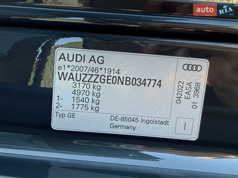 Позашляховик / Кросовер Audi e-tron 2022 в Луцьку