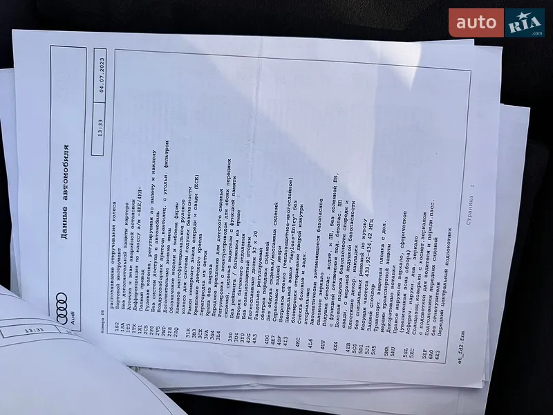 Внедорожник / Кроссовер Audi e-tron 2021 в Хмельницком документ