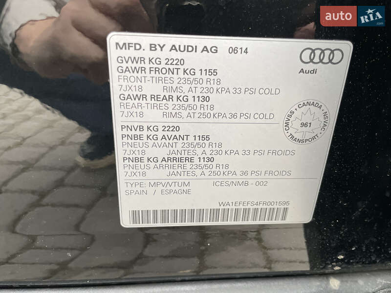 Внедорожник / Кроссовер Audi Q3 2014 в Львове