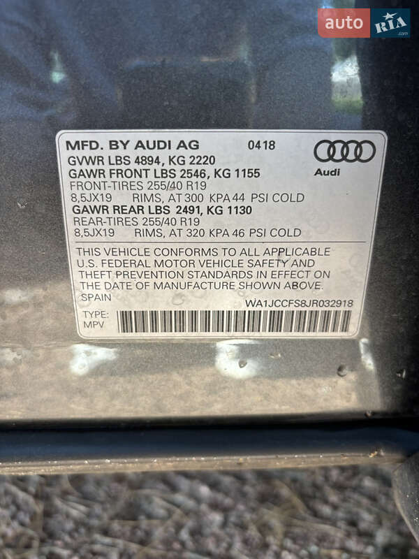 Позашляховик / Кросовер Audi Q3 2018 в Бучі