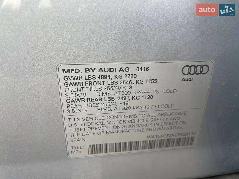 Внедорожник / Кроссовер Audi Q3 2016 в Ровно