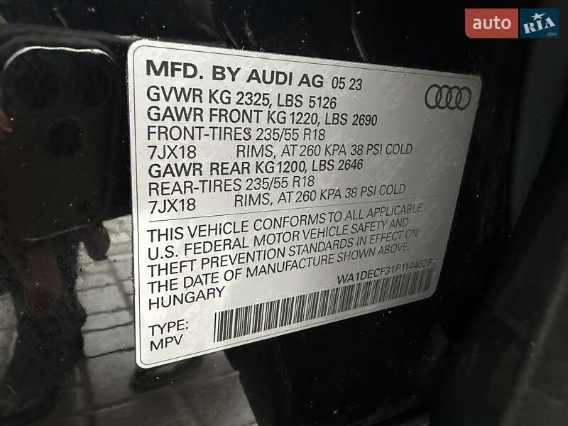 Позашляховик / Кросовер Audi Q3 2023 в Одесі