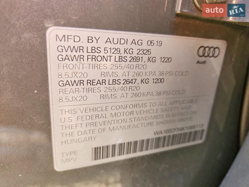 Позашляховик / Кросовер Audi Q3 2019 в Рівному