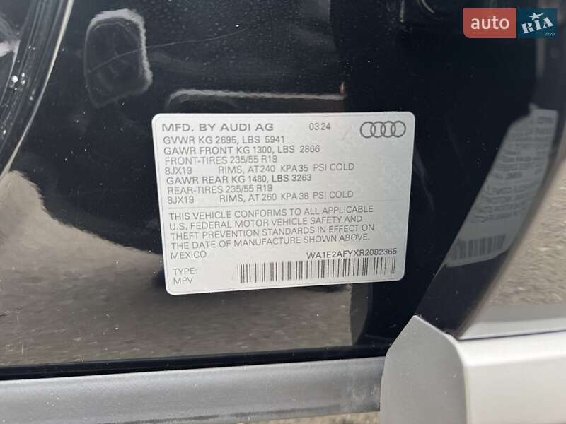 Внедорожник / Кроссовер Audi Q5 2024 в Киеве