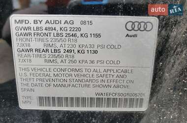 Внедорожник / Кроссовер Audi Q5 2016 в 