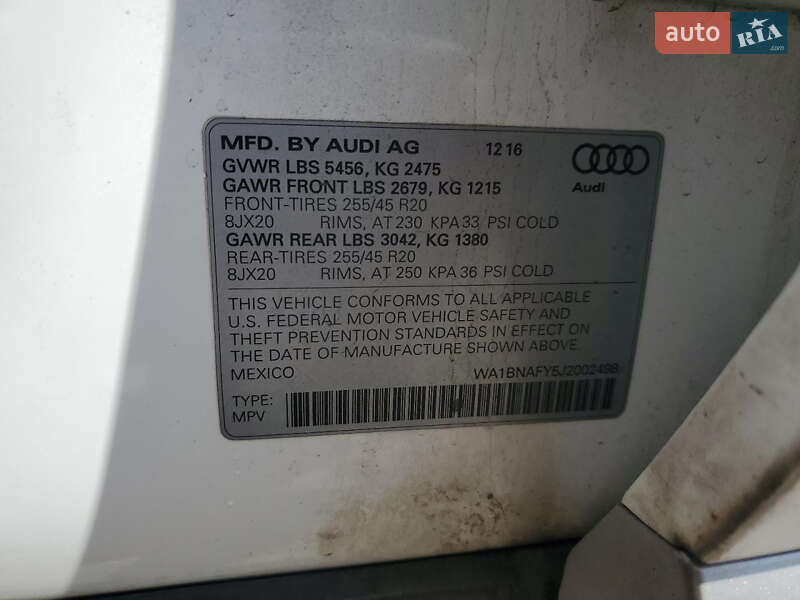 Внедорожник / Кроссовер Audi Q5 2018 в Стрые