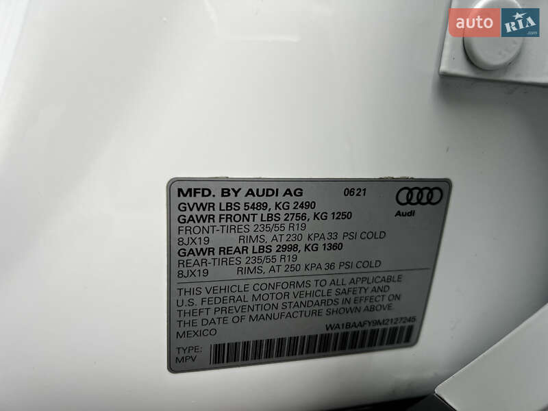 Позашляховик / Кросовер Audi Q5 2021 в Луцьку