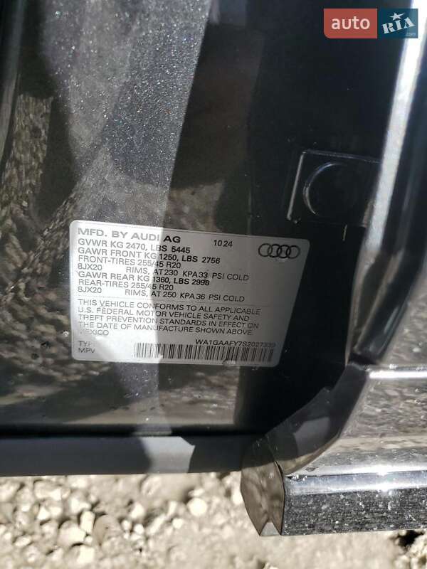 Позашляховик / Кросовер Audi Q5 2025 в Львові фото 12 Позашляховик / Кросовер Audi Q5 2025 в Львові