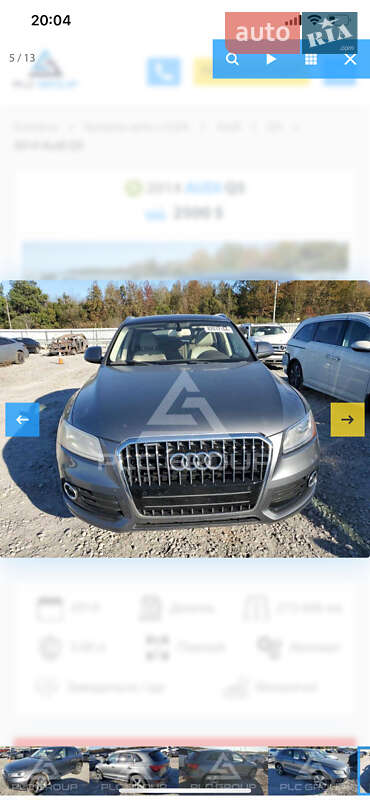 Позашляховик / Кросовер Audi Q5 2014 в Луцьку