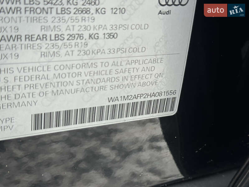 Внедорожник / Кроссовер Audi Q5 2017 в Владимире