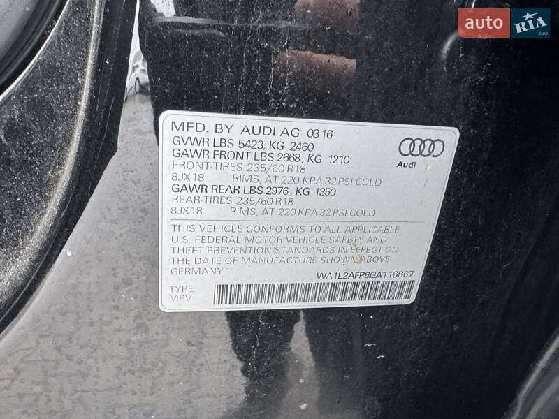 Внедорожник / Кроссовер Audi Q5 2016 в Ровно фото 37 Внедорожник / Кроссовер Audi Q5 2016 в Ровно