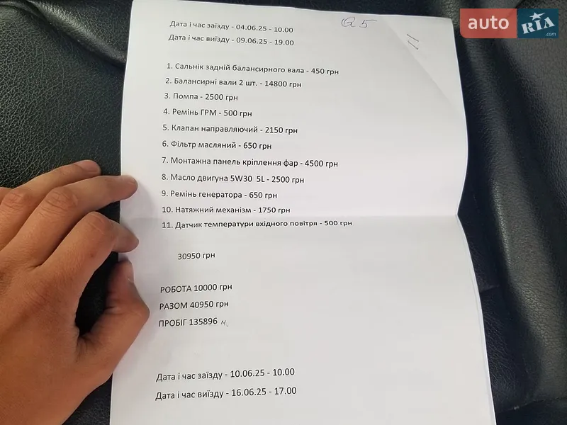 Внедорожник / Кроссовер Audi Q5 2013 в Владимире документ