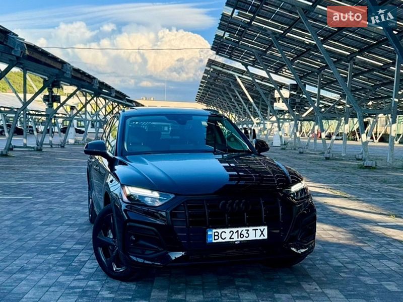 2020 Audi Q5, VIN WA1AAAFYXM2004193:plate — фото 1 (autoria)