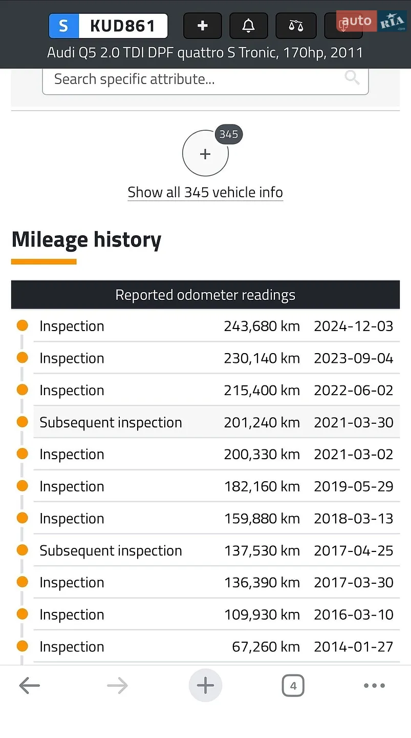 2011 Audi Q5 - мініатюра 148