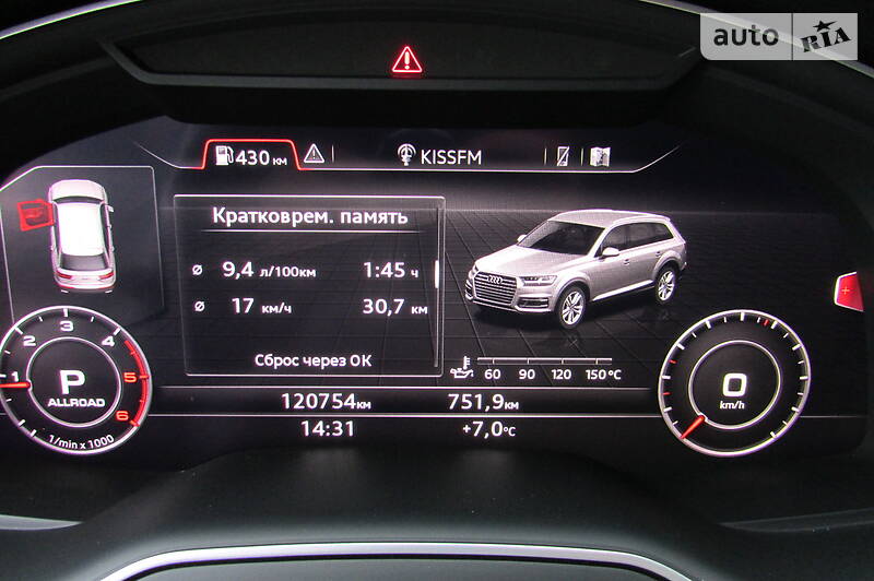 Позашляховик / Кросовер Audi Q7 2016 в Києві