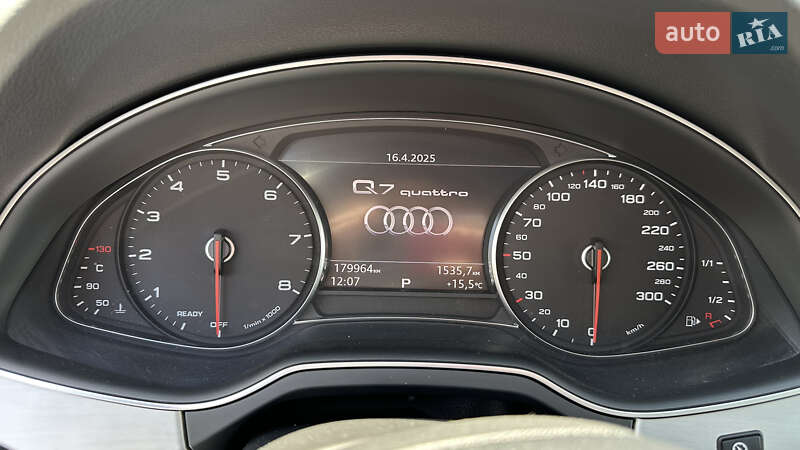 Позашляховик / Кросовер Audi Q7 2016 в Дніпрі