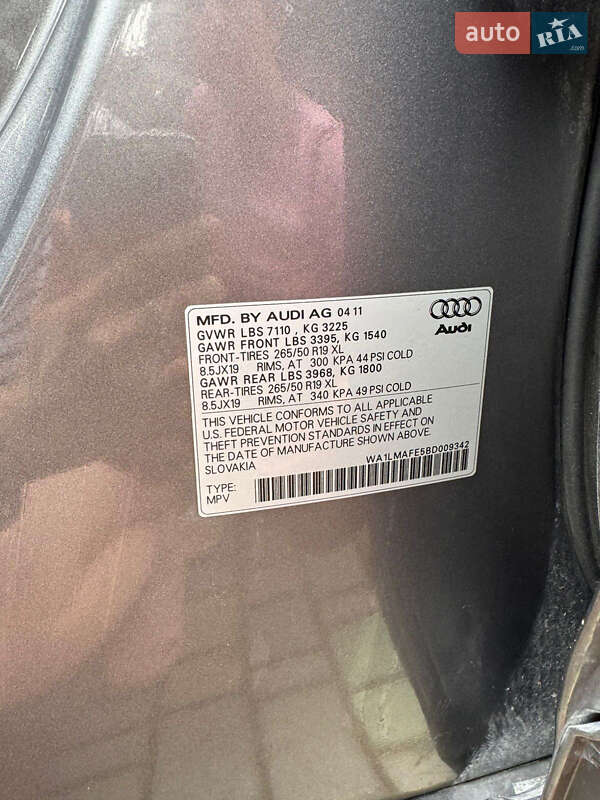 Внедорожник / Кроссовер Audi Q7 2011 в Вижнице